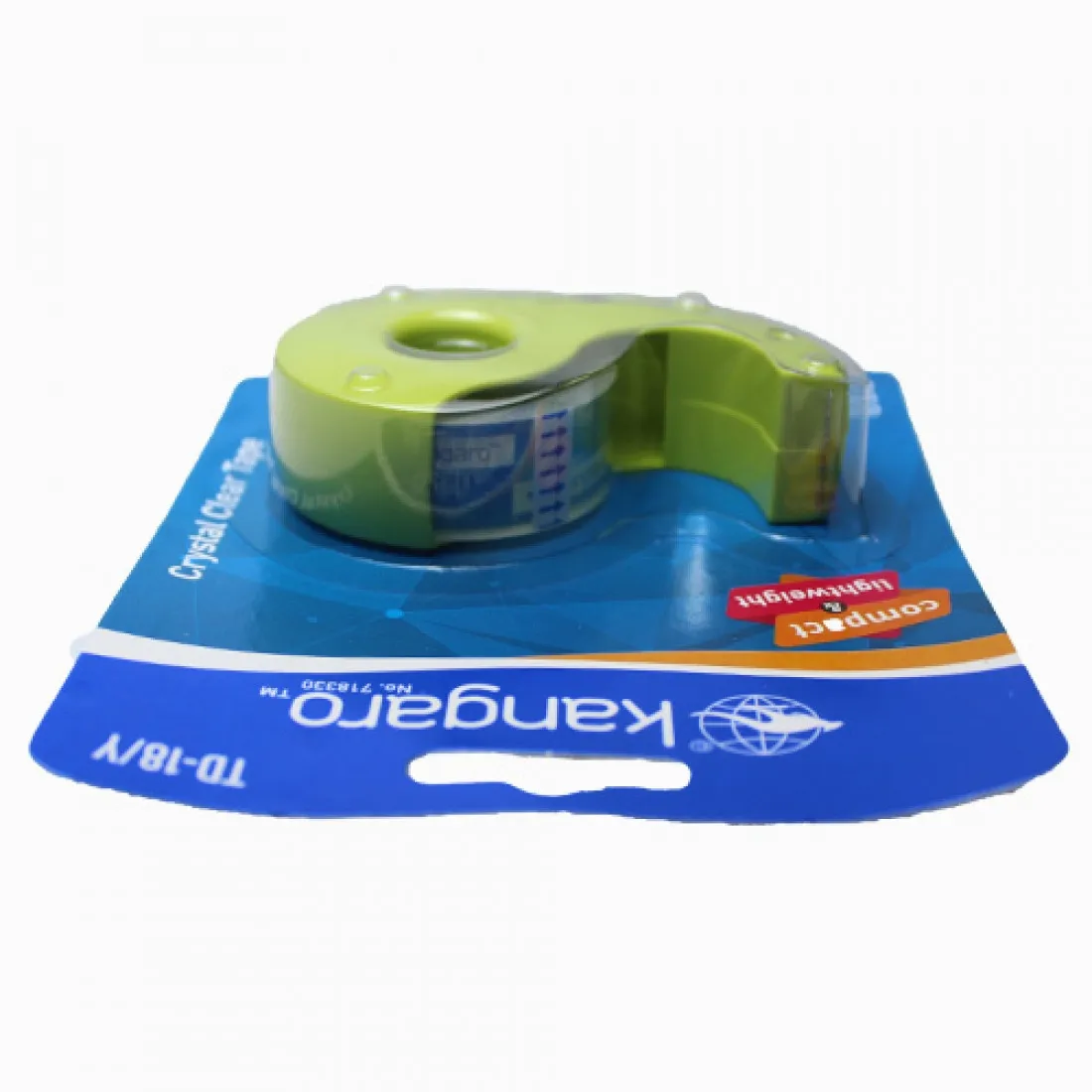 Kangaro Tape Dispenser TD-18/Y  Compact & Light Weight Pack of 1
